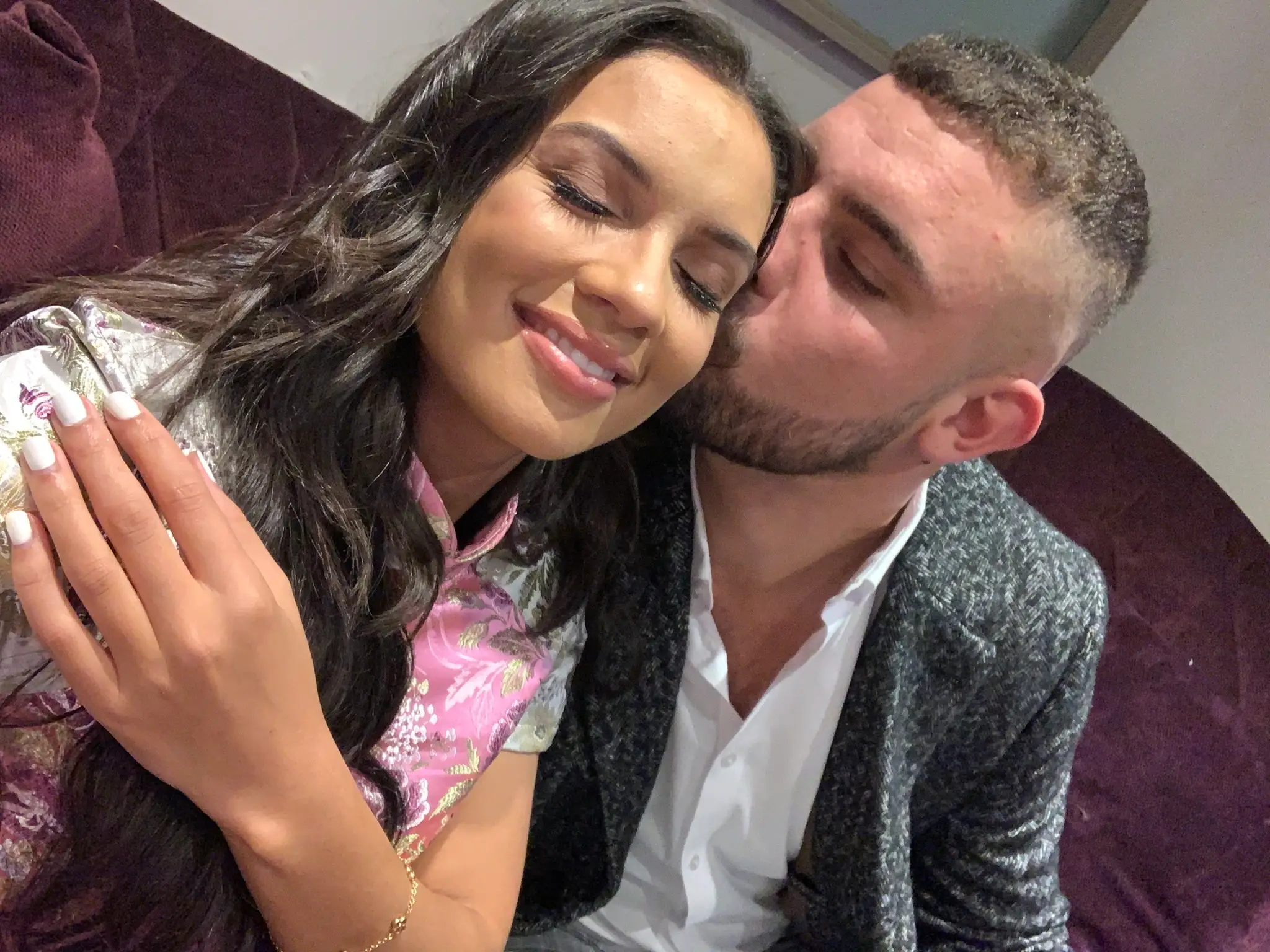 The pair hit it off after meeting on Depop. (SWNS)