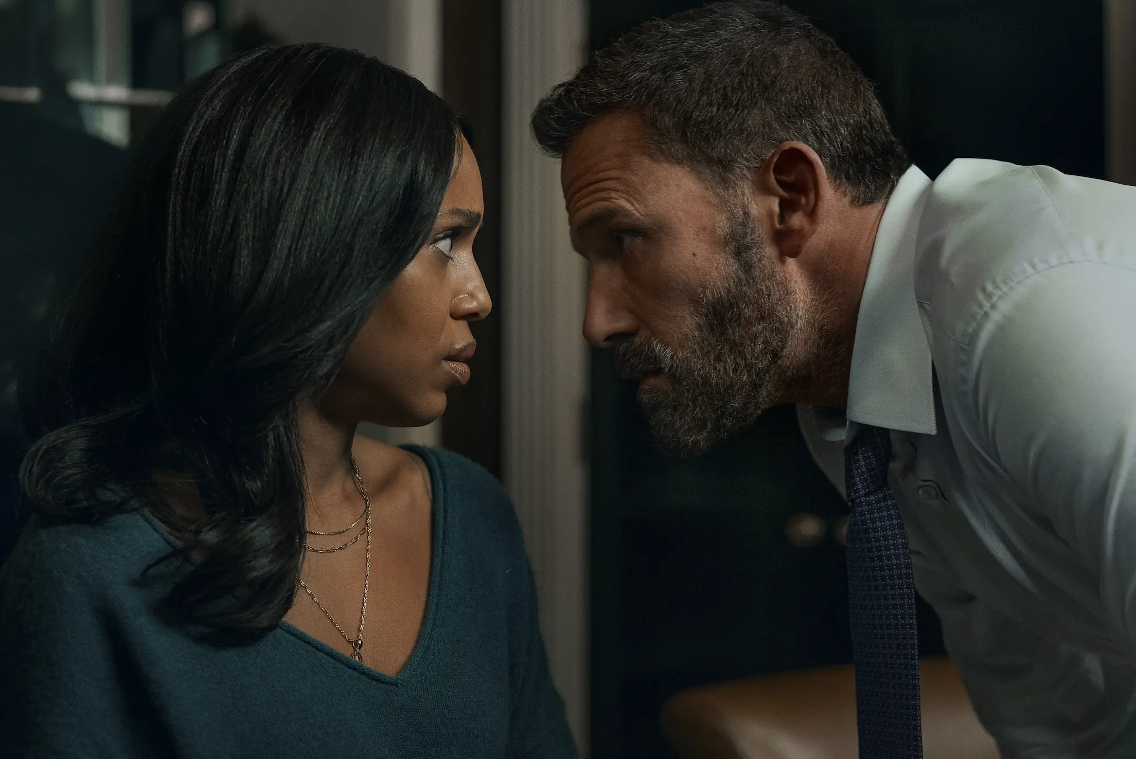 Ben Affleck stars in and directs Animals. (Warrick Page/Netflix)