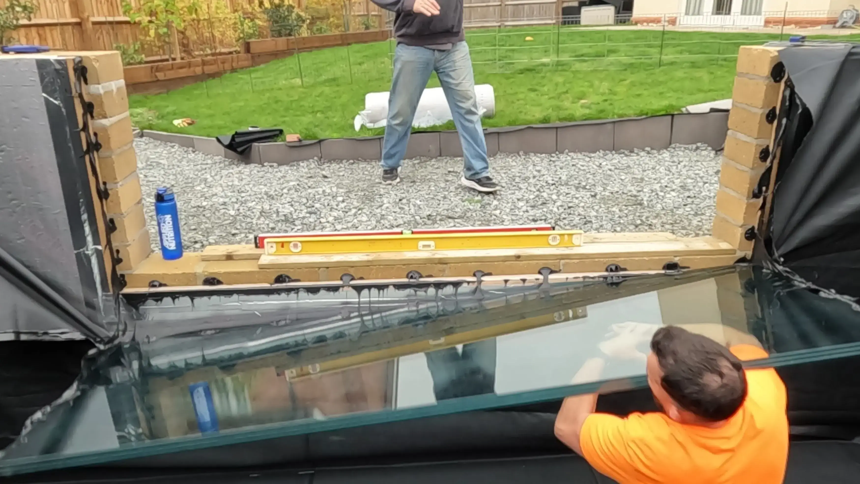 He said that if he'd been somewhere just a little bit different it might have hit him in the neck and killed him (Kennedy News and Media)