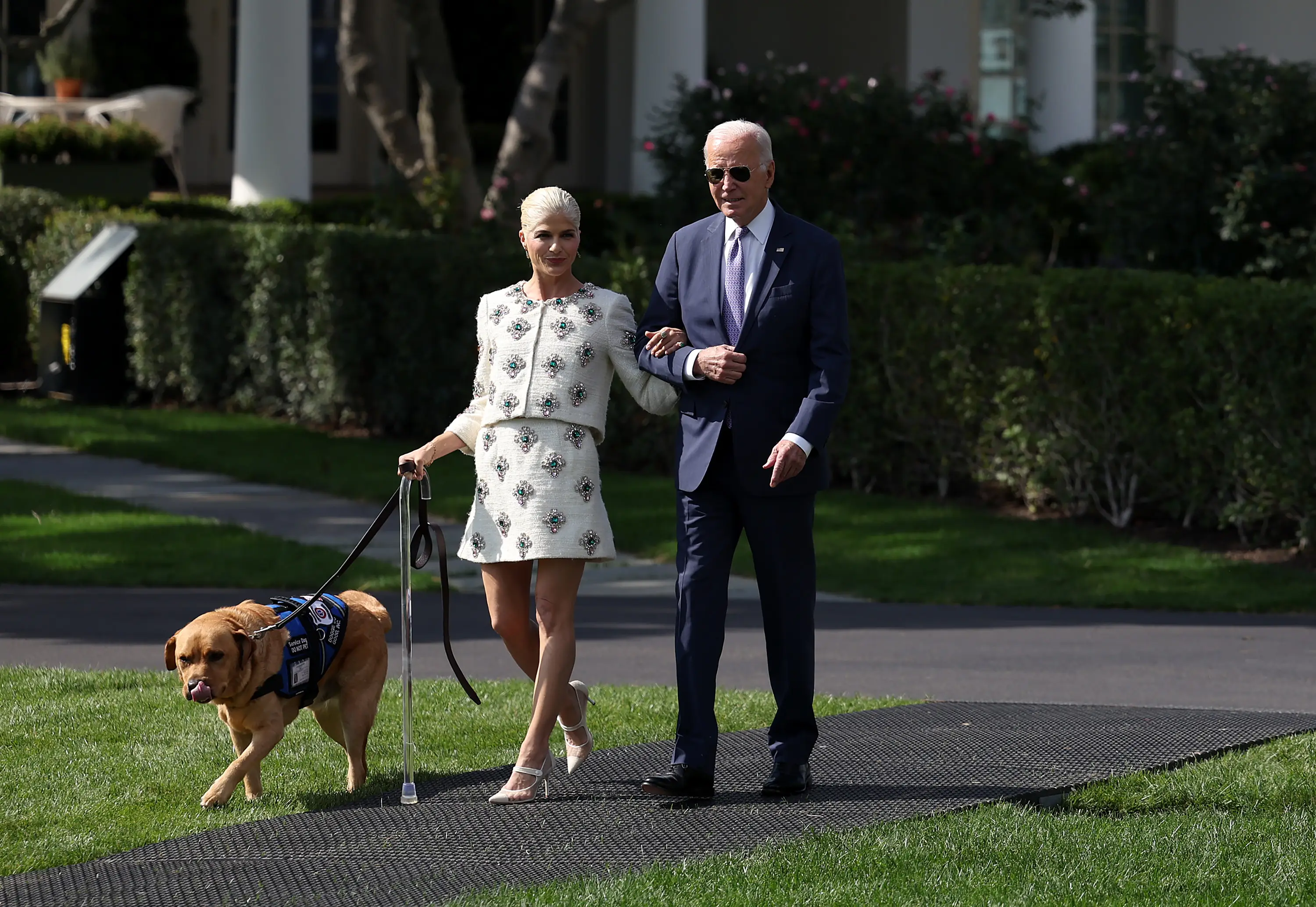 Blair has been an outspoken advocate for people with MS in recent years (Kevin Dietsch via Getty Images)