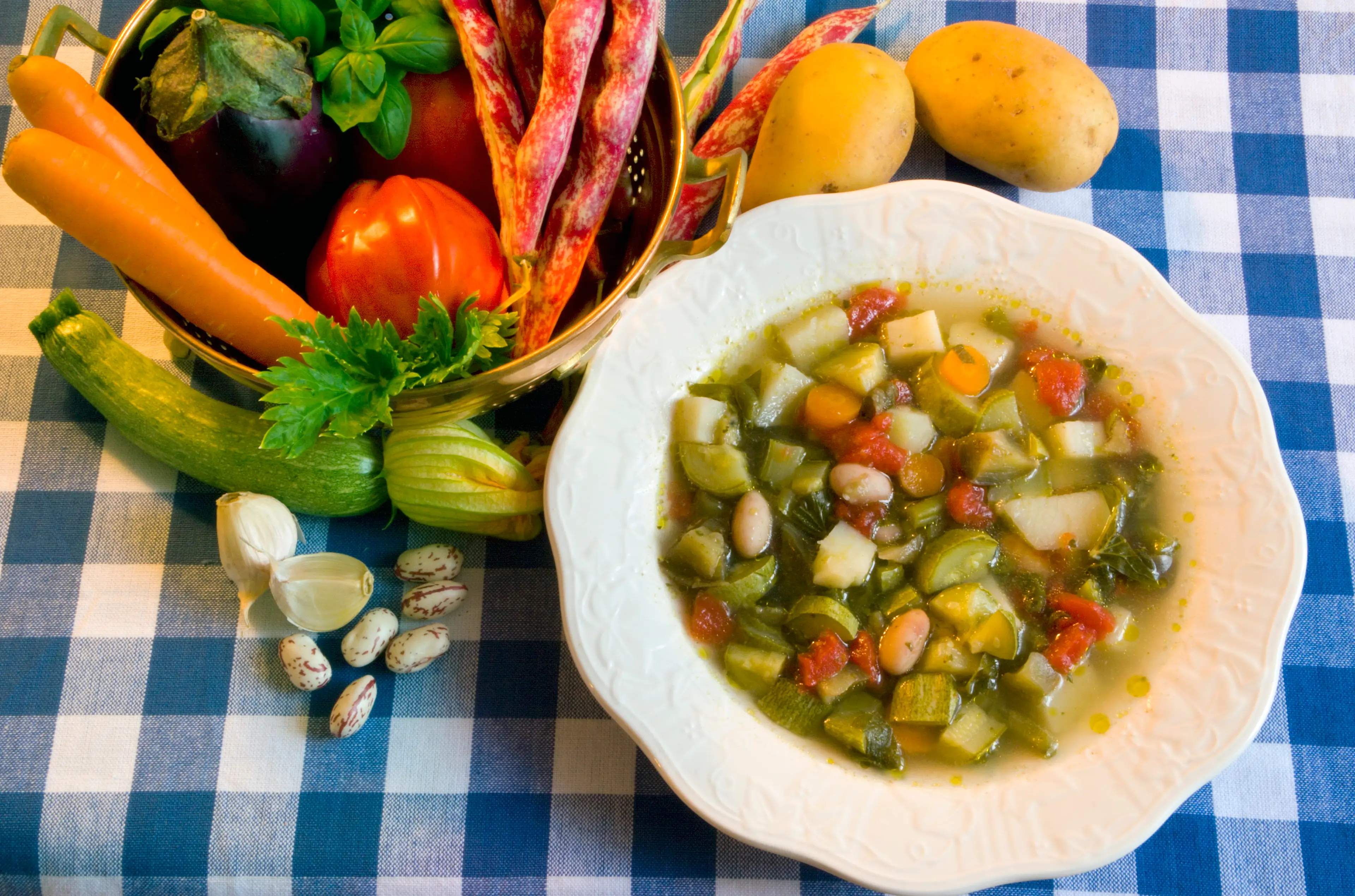 A bit of midday minestrone helped the family live a long time (Caterina Bruzzone/REDA/Universal Images Group via Getty Images)