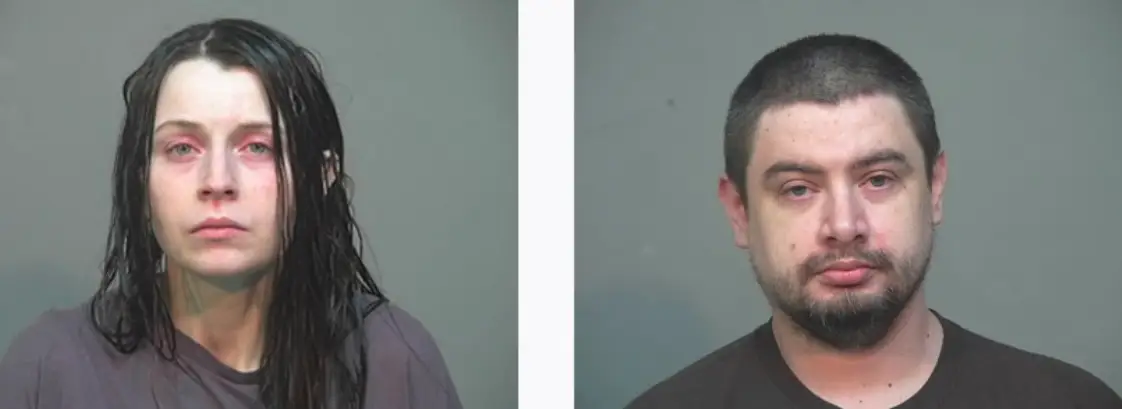 Elizabeth Siders and Gary Siders Jr. were arrested at the home earlier this week (Southeast Ohio Jail)
