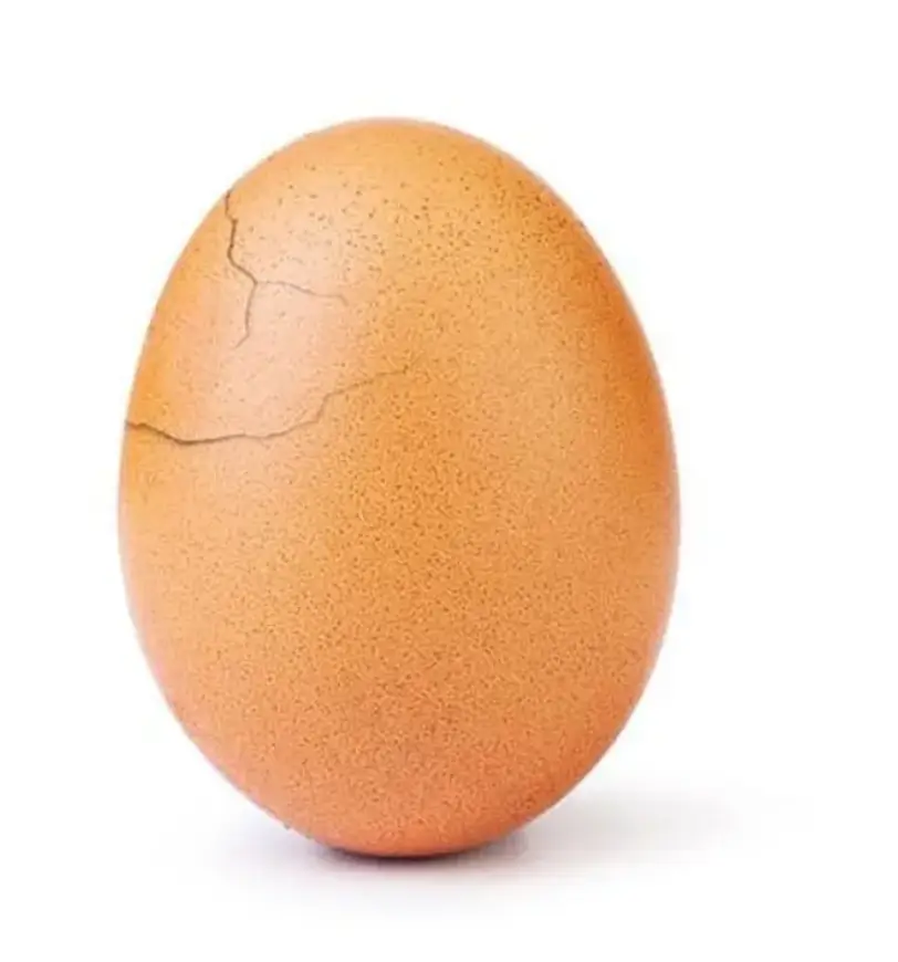 The iconic egg began to crack after becoming the most-liked.
