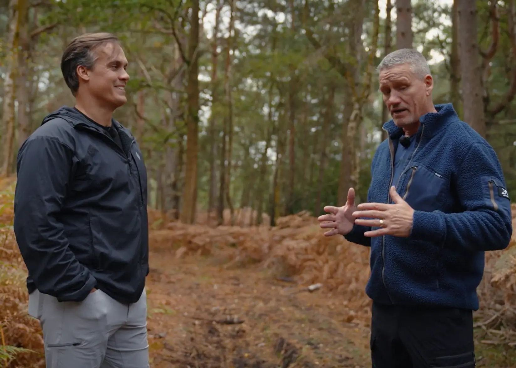 The two men discussed what they'd experienced, and the hardest parts of it (LADbible)