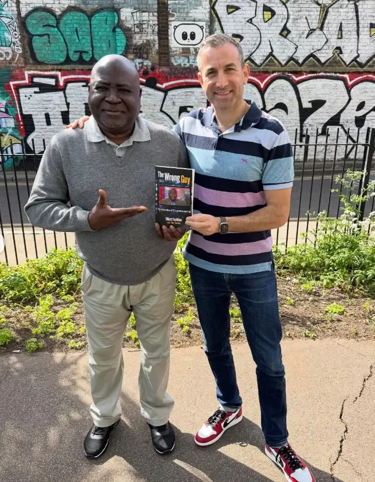 Gotkine and Goma have written a book about the hilarious incident that brought them together (Instagram/@egotkine)