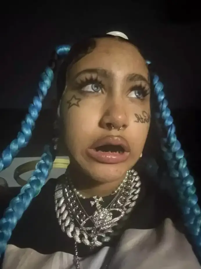 Kim addressed the criticism that North has received while growing up in the limelight (TikTok/@kimandnorth)