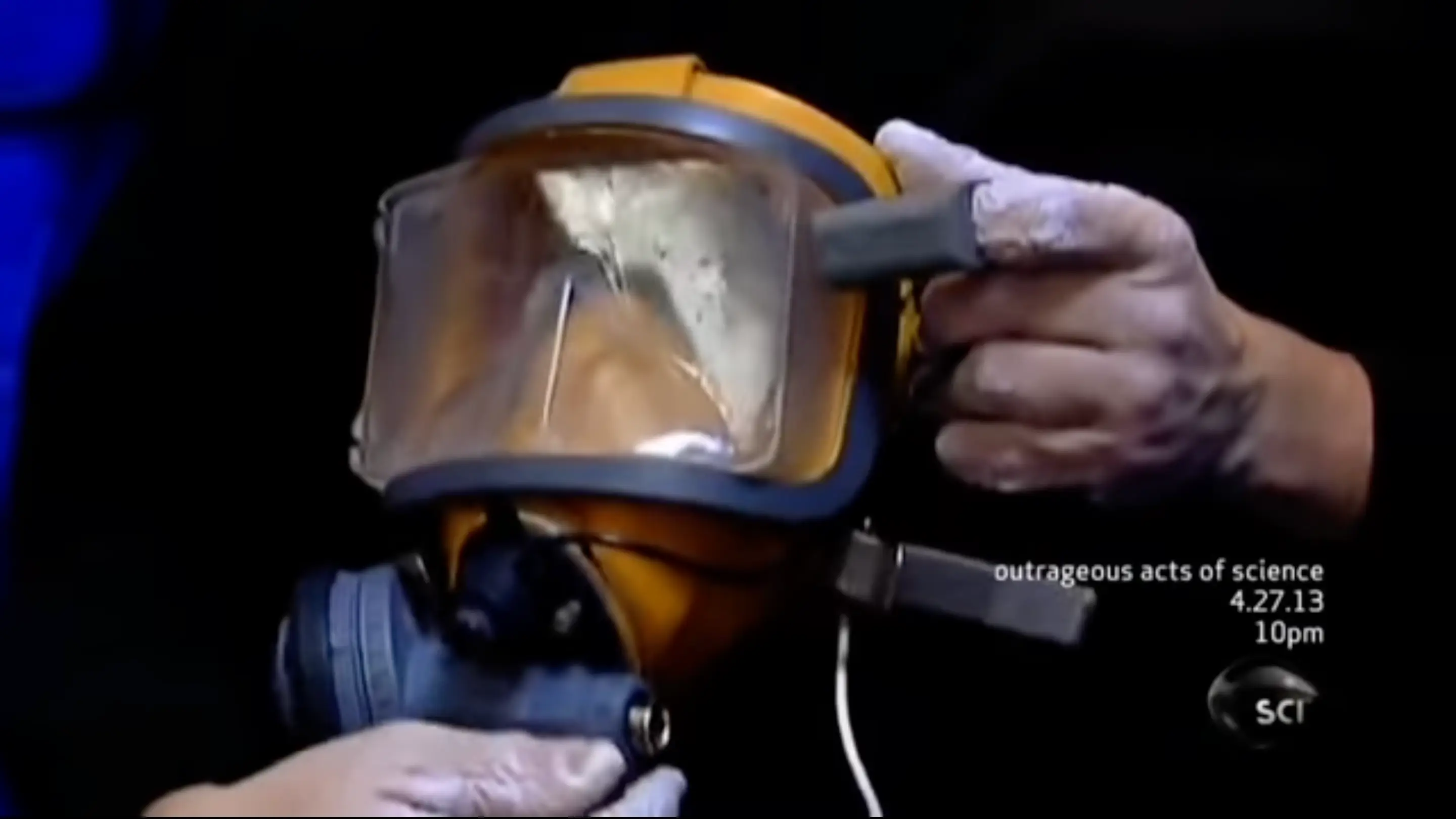 Tim and his wrinkly hands stayed in the tank for 10 days.