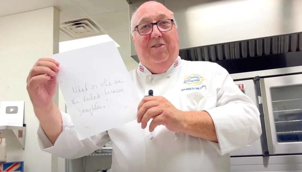 Her Majesty was perplexed by the name of the dish.