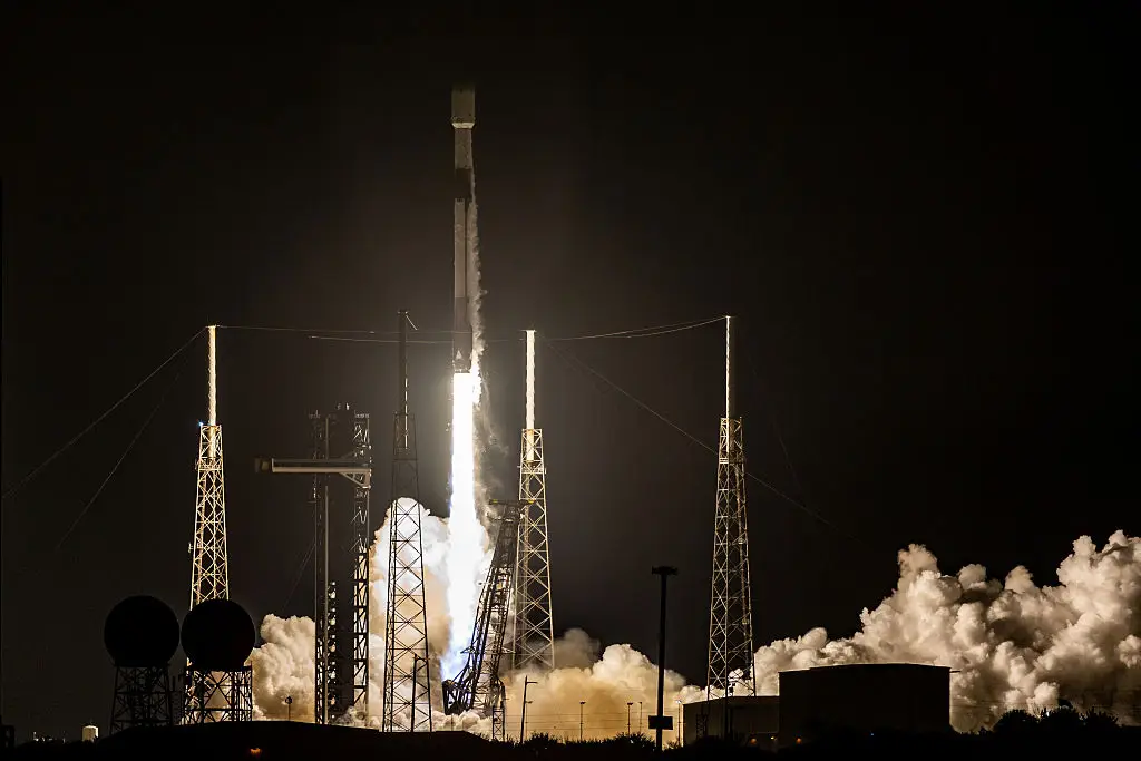 The rocket launch was delayed (Manuel Mazzanti/NurPhoto via Getty Images)