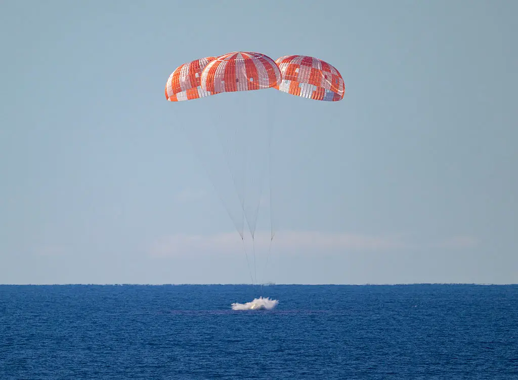 They're back safe and sound (Bill Ingalls/NASA via Getty Images)