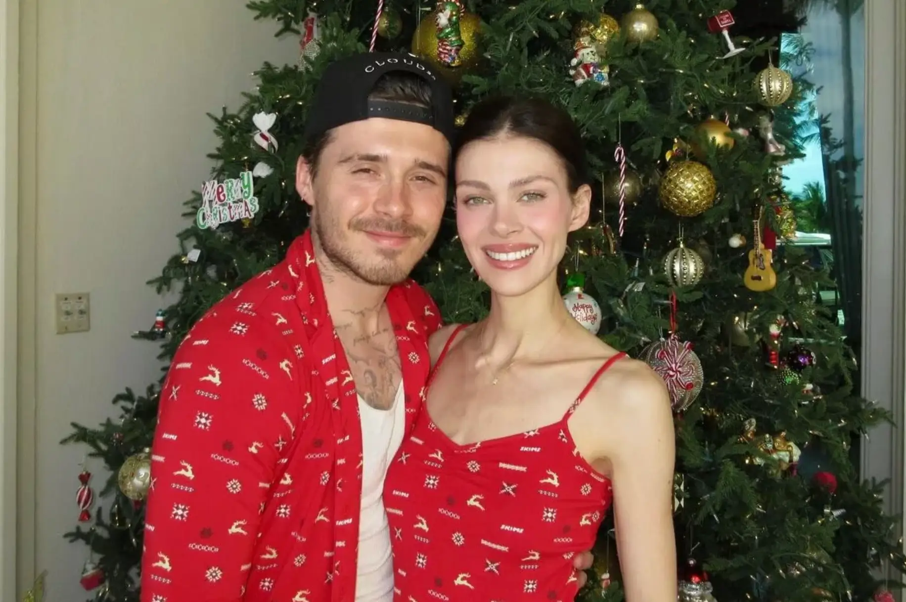 Brooklyn Peltz-Beckham decided to spend Christmas with his wife (Instagram/nicolaannepeltzbeckham)