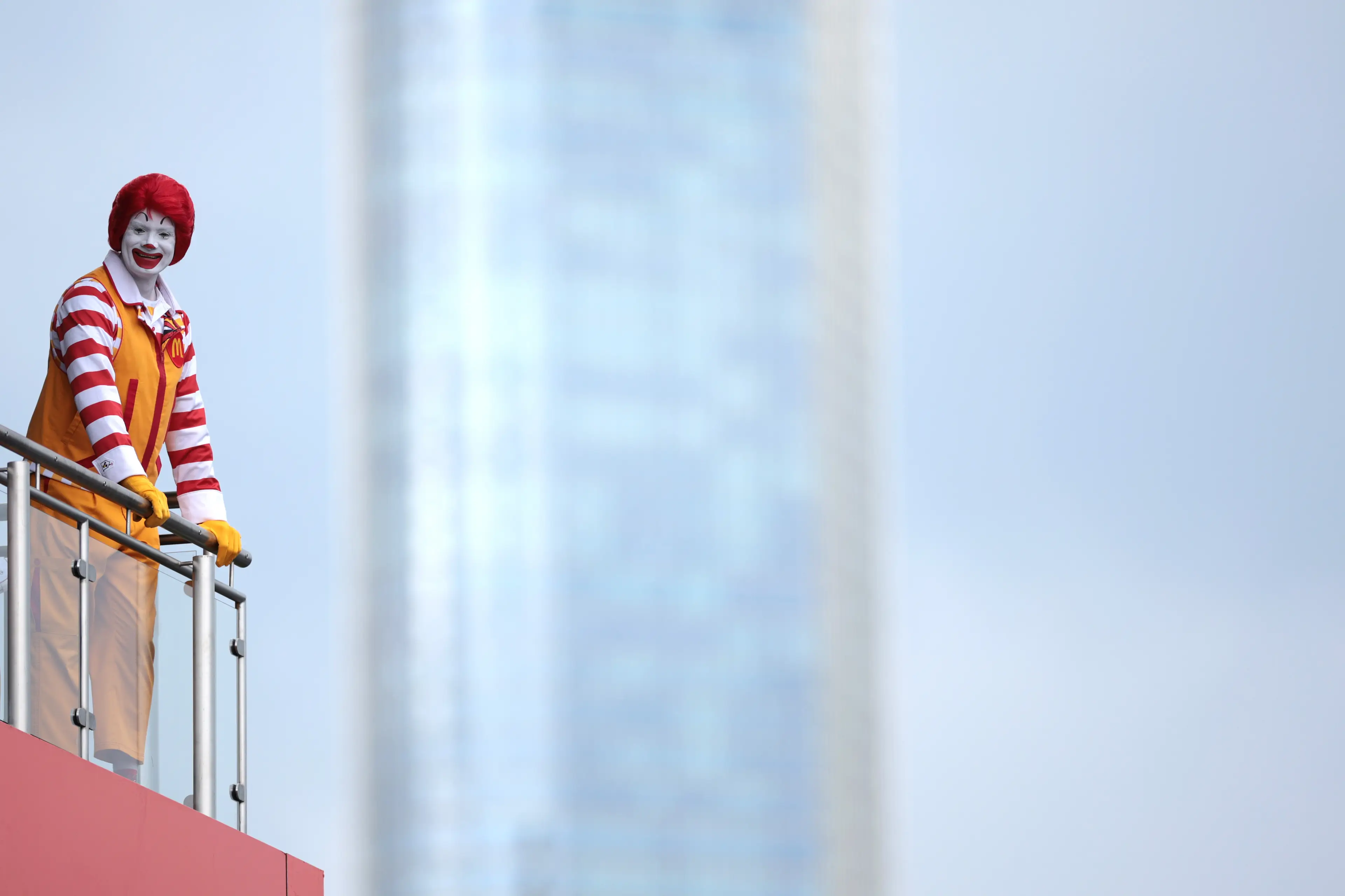 Ronald overlooking his empire (James Gilbert/Getty Images)