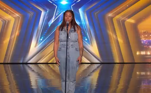 Music teacher Taryn Charles won the judges over. (ITV)