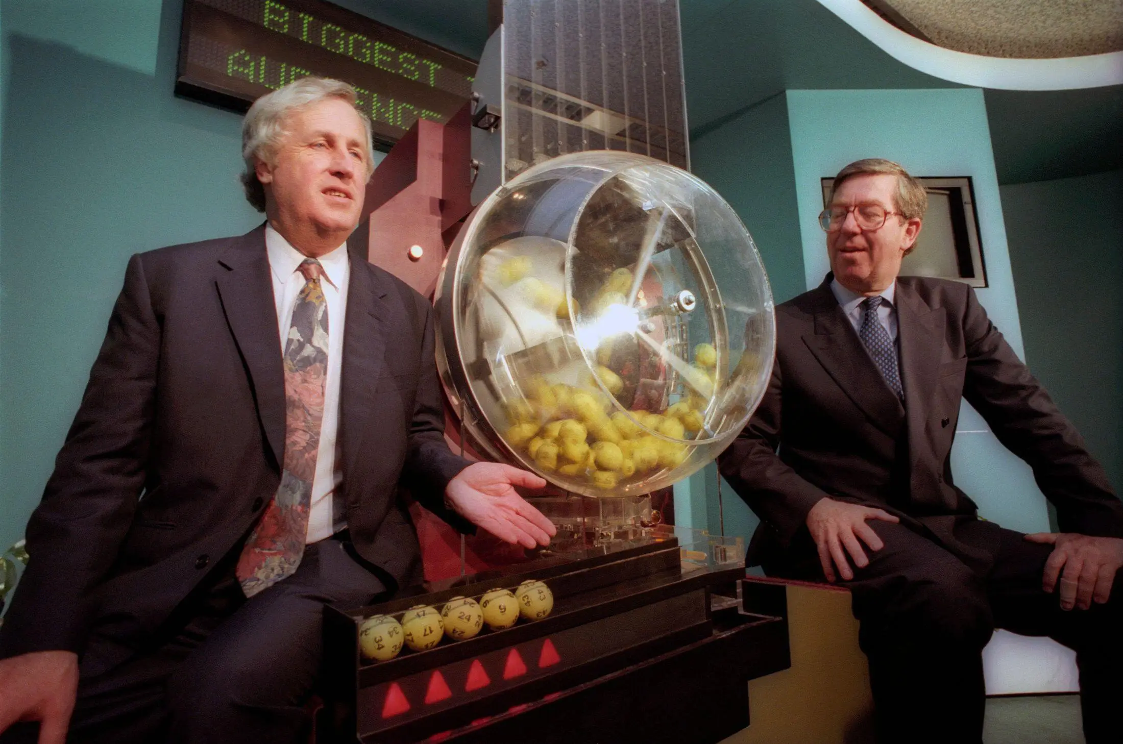 The National Lottery was launched in 1994.