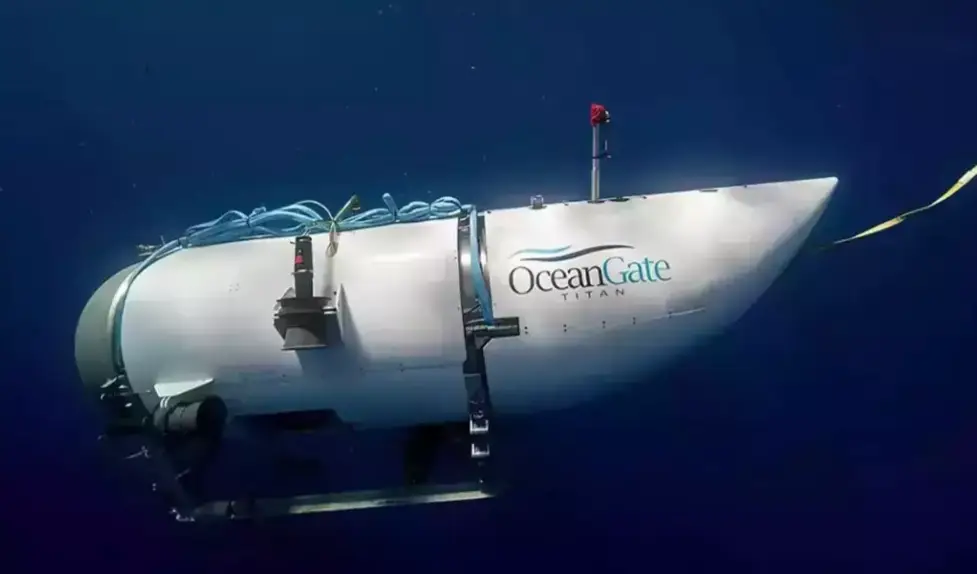 The Titan sub catastrophically 'imploded' during the descent to the Titanic crash site in June 2023 (OceanGate)