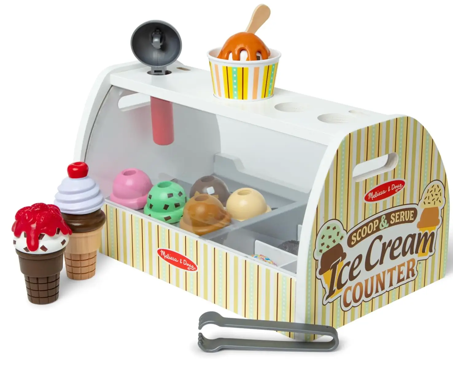 Melissa & Doug Wooden Ice Cream Toy Shop (Amazon)