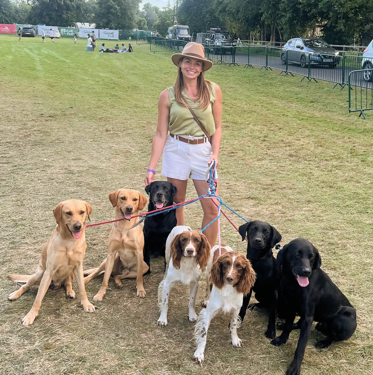 She now runs a dog walking business (Instagram/@louiseglover)
