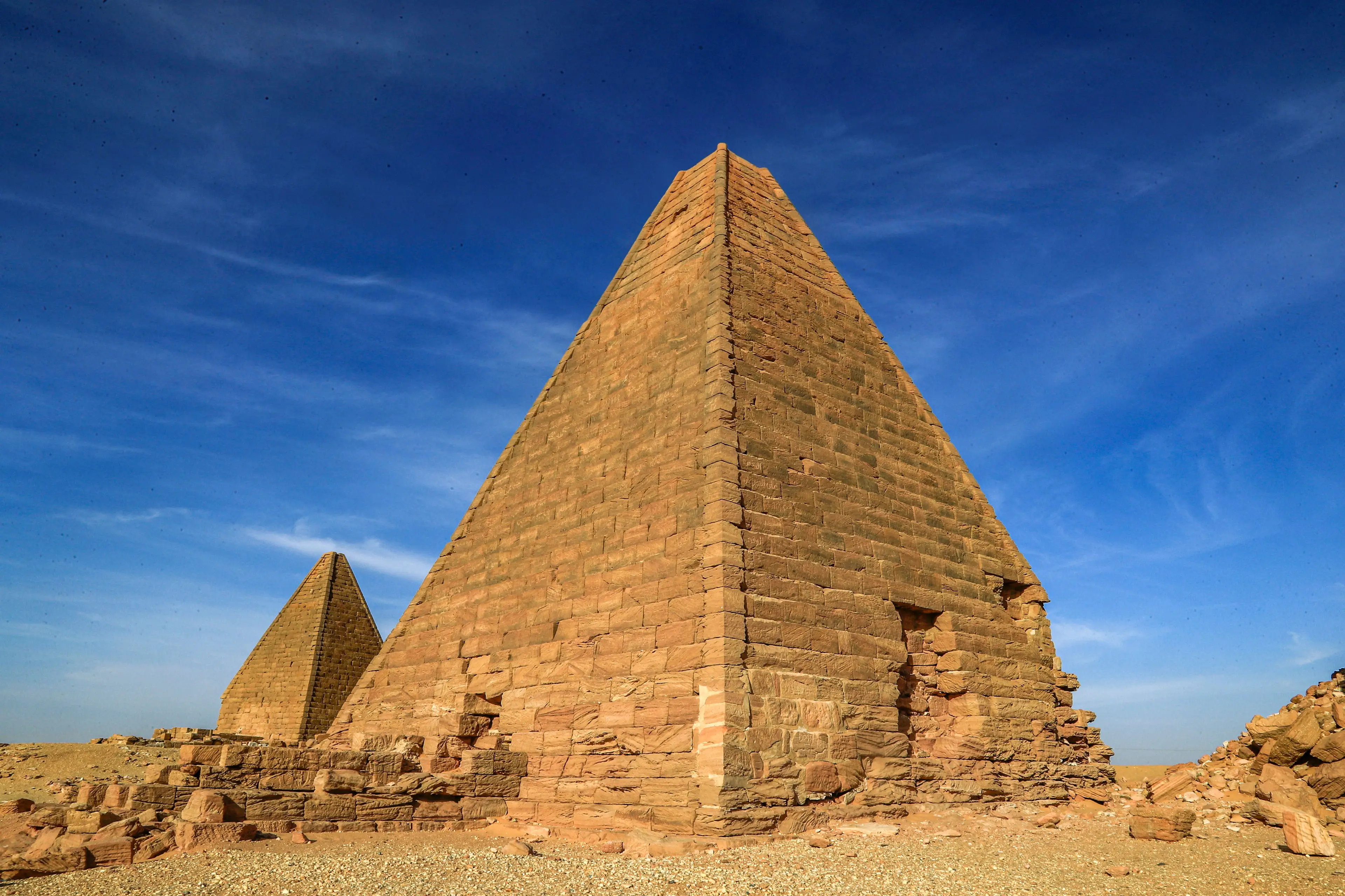 Nubian pyramids (ASHRAF SHAZLY/AFP via Getty Images)