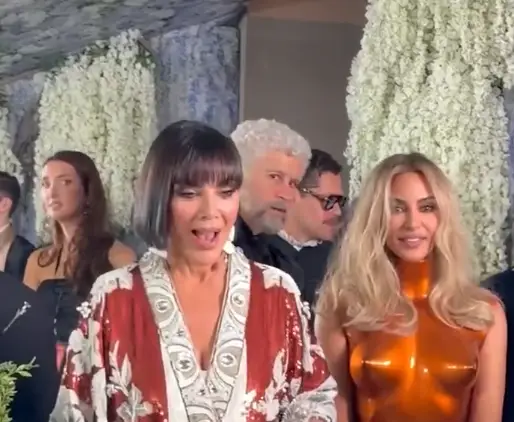 Kris Jenner and Bad Bunny's run in has gone viral (CNN/TikTok)