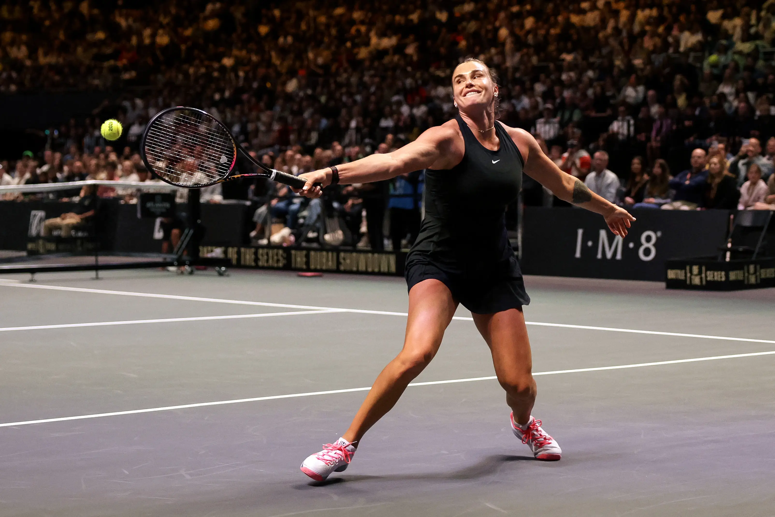 The tennis champ said she couldn't 'understand how people were able to find something negative' about the match (Christopher Pike/POOL/AFP via Getty Images)