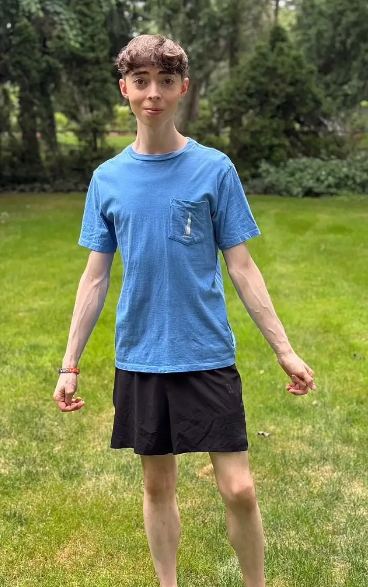 Brandon Miles May, 35, still gets mistaken for a teenager (SWNS)