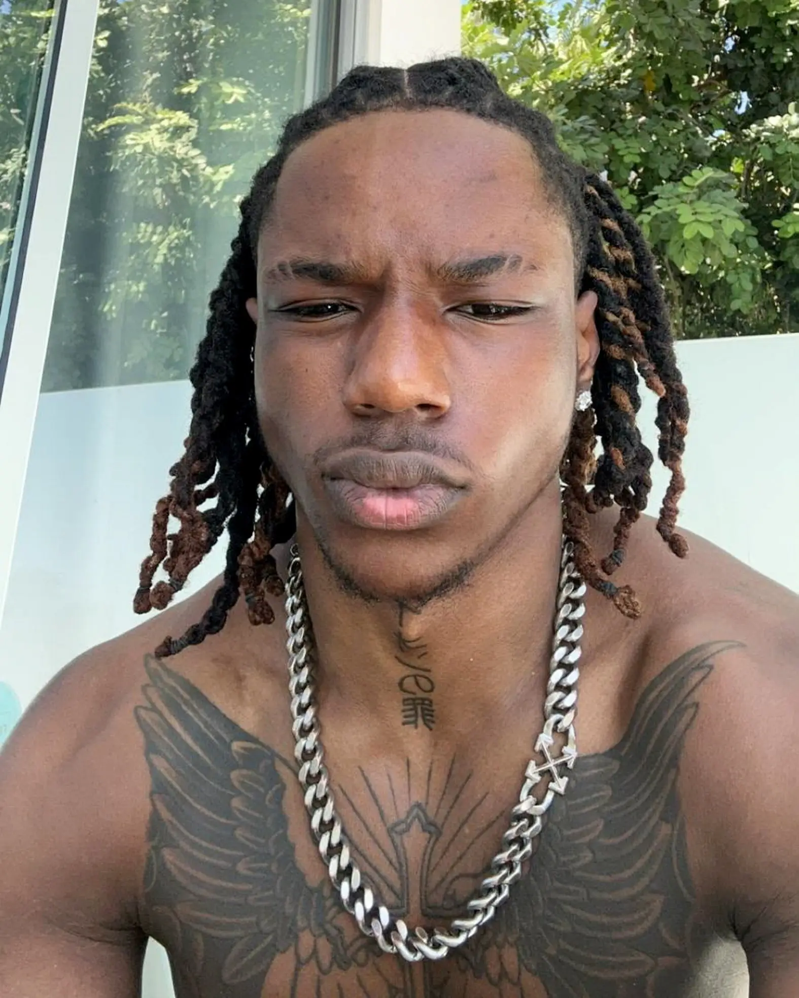 Nickodemus first got abdominal stomach pain (Donna Dacres / SWNS)