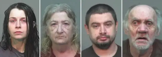 The four accused adults (Southeastern Ohio Regional Jail)
