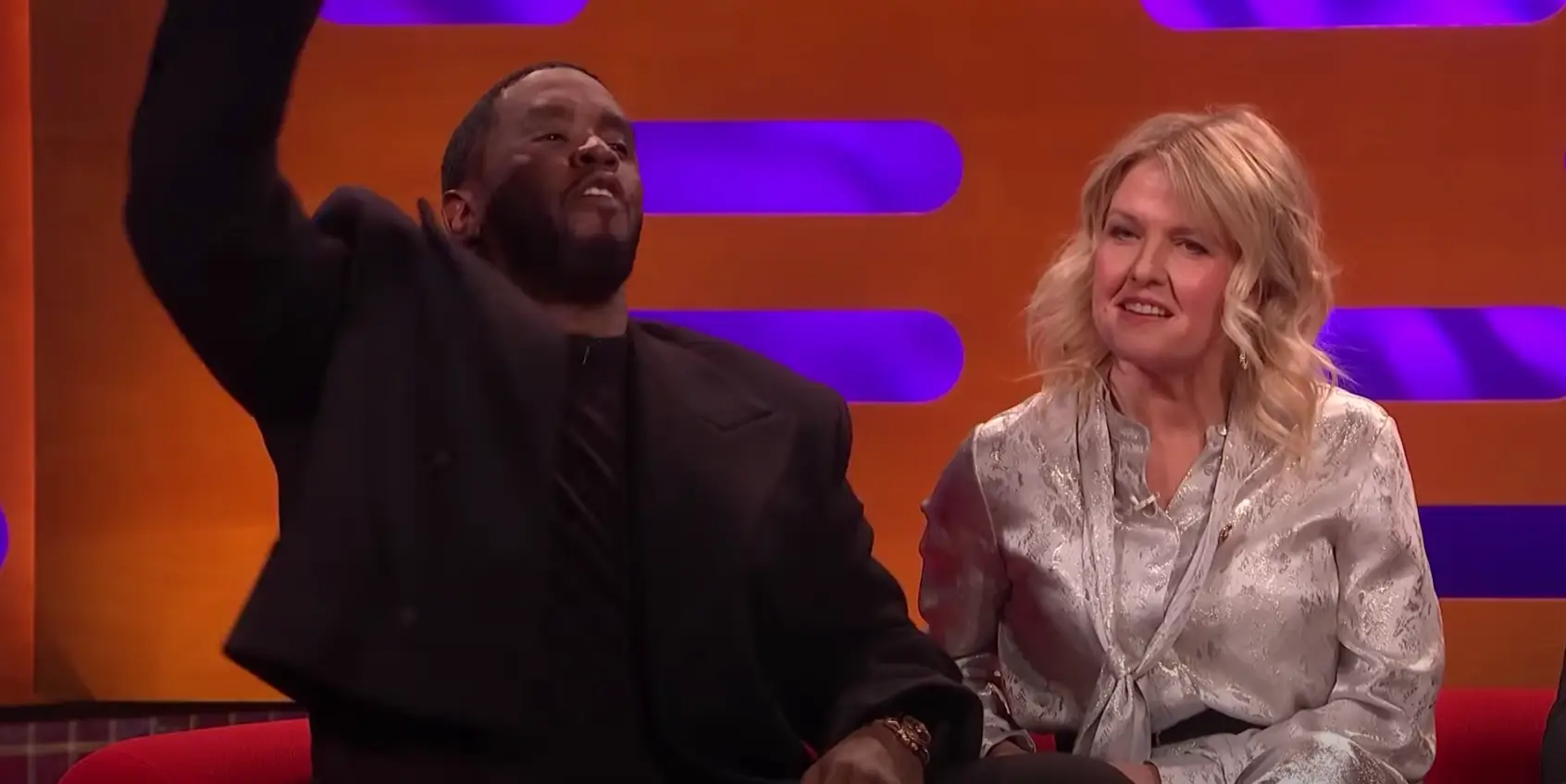 Viewers were left baffled by Diddy's behaviour, saying he was 'on another planet.'