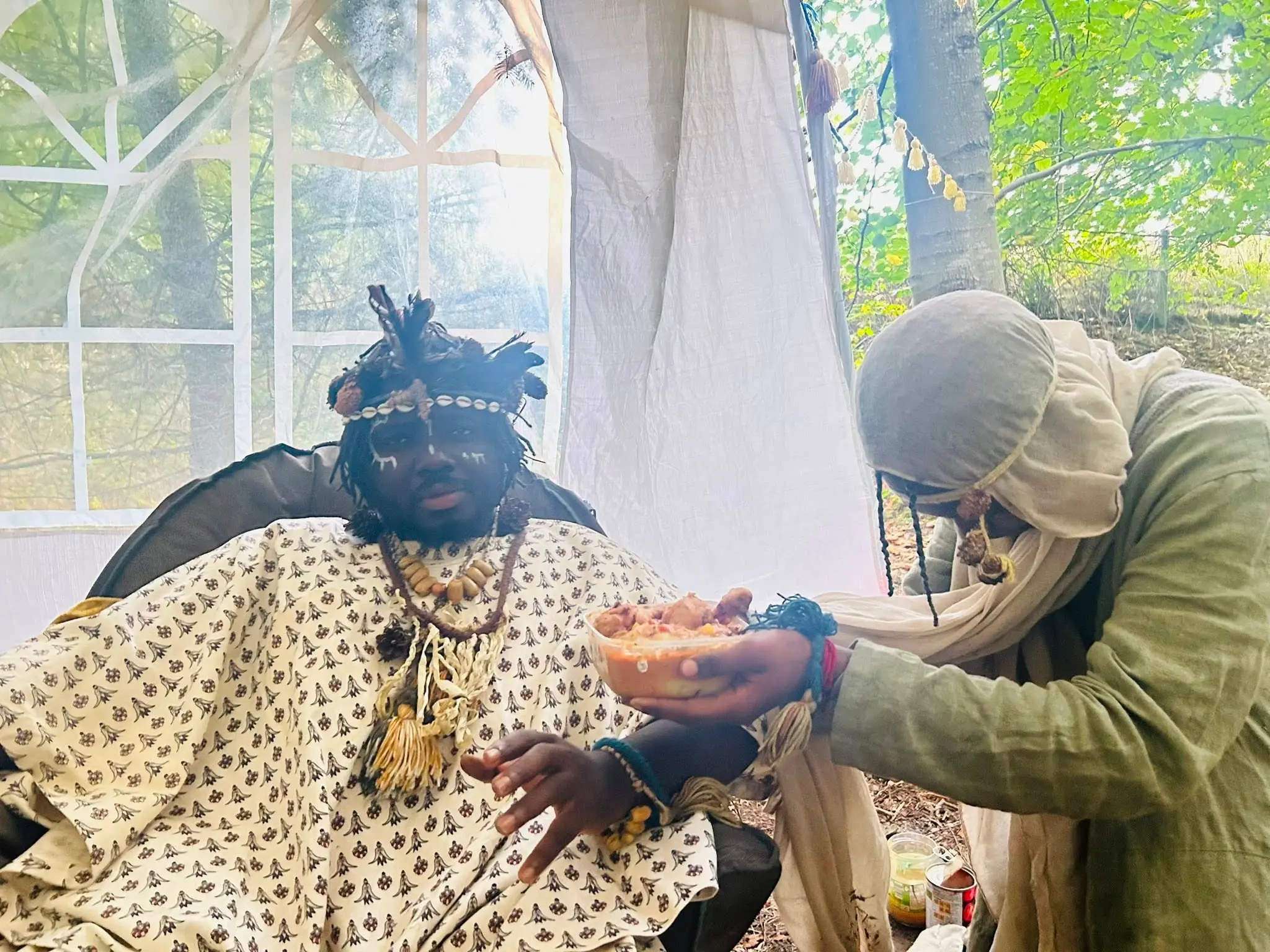 King Atehene's real name is Kofi Agyemang Offeh (Facebook/Jean Gasho)