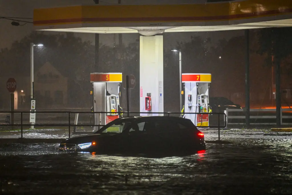 Flooding in Brandon, Florida (MIGUEL J. RODRIGUEZ CARRILLO/AFP via Getty Images)