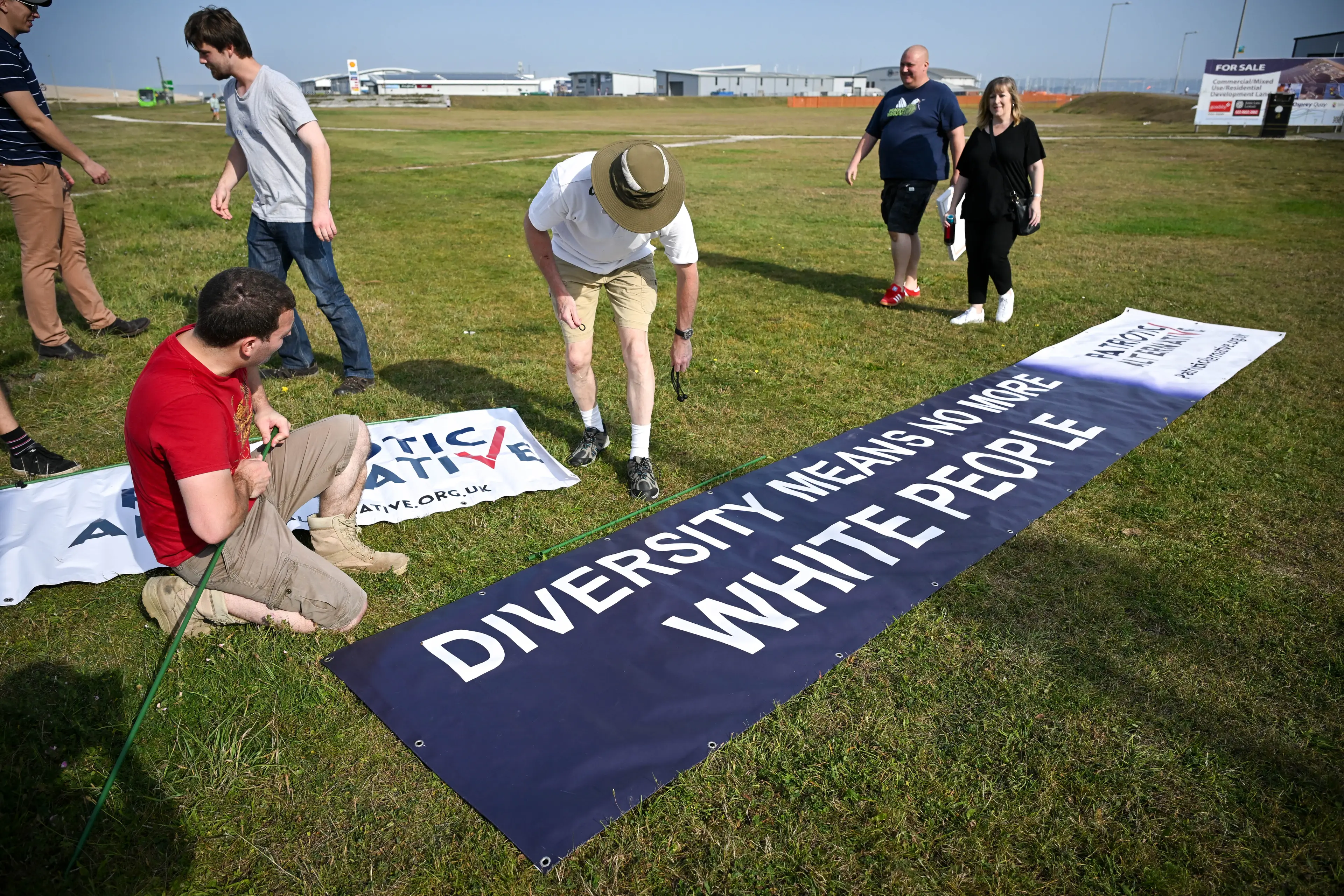 Patriotic Alternative is a far-right group.