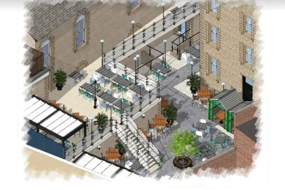 The beer garden is apparently going to be the biggest in the UK. (JD Wetherspoon)