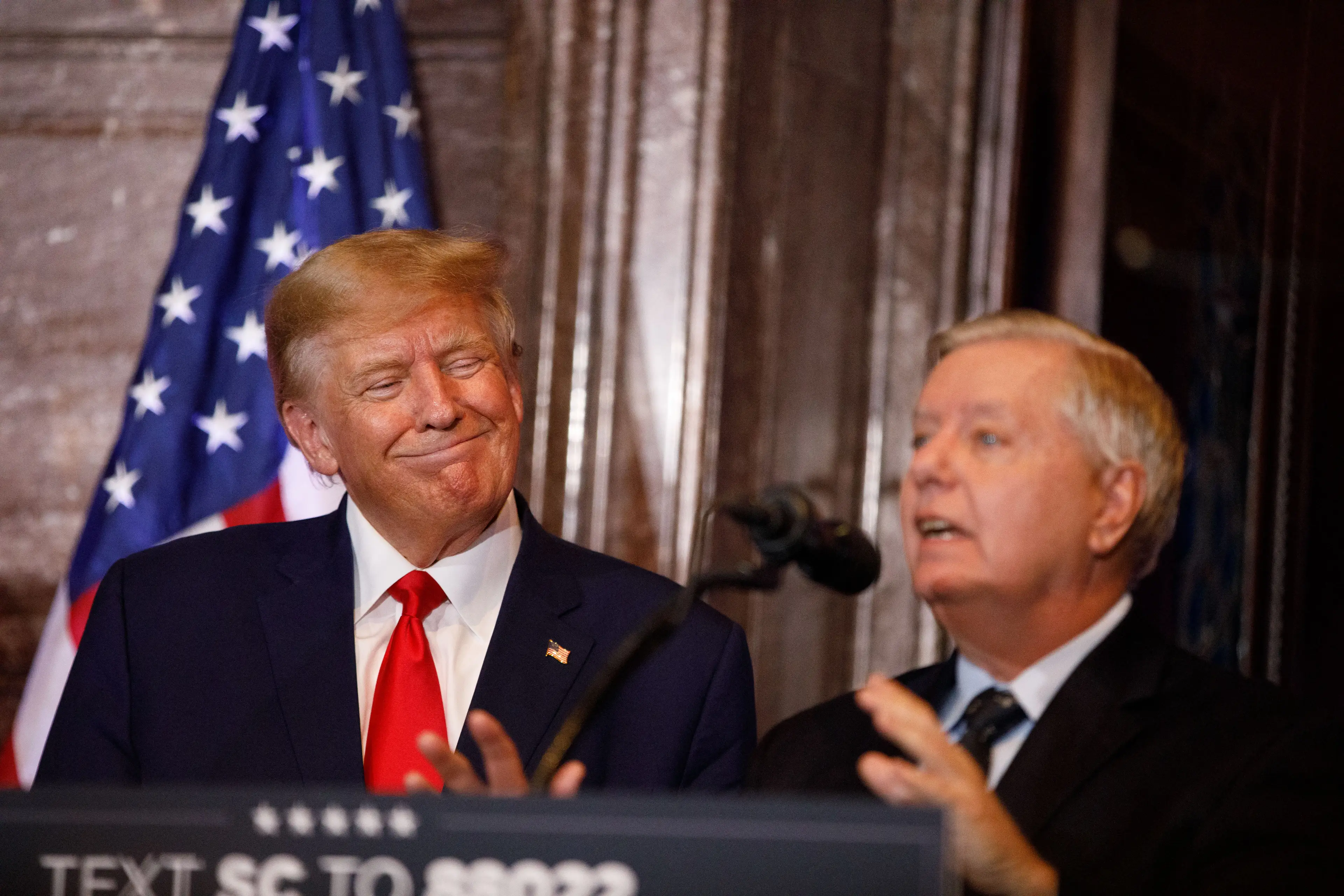 President Donald Trump has paid tribute to Senator Graham (LOGAN CYRUS/AFP via Getty Images)