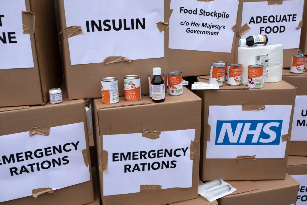 The UK has been warned to stock up on essentials (Photo by Dan Kitwood/Getty Images)