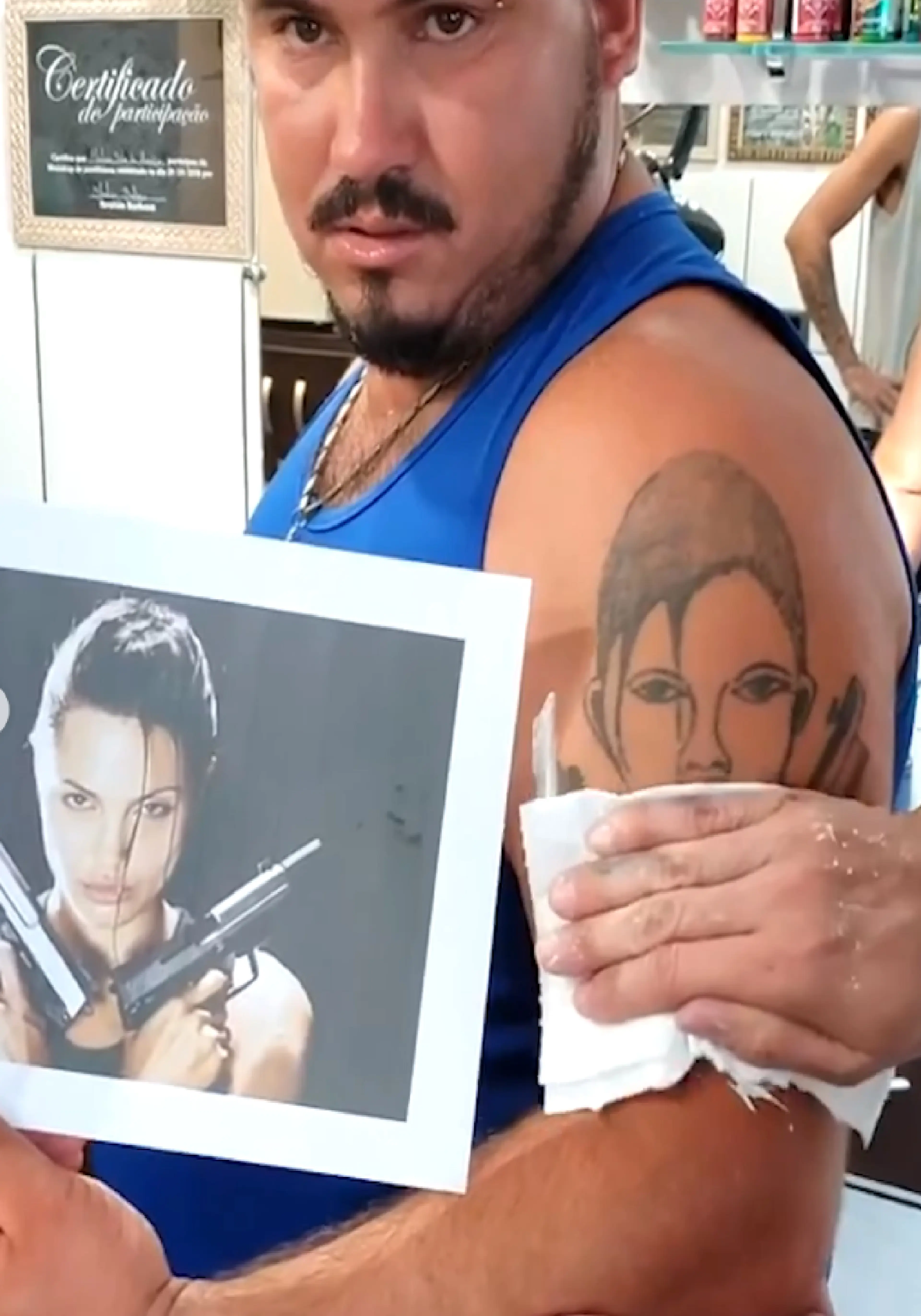 This tattoo generated a lot of comment online.