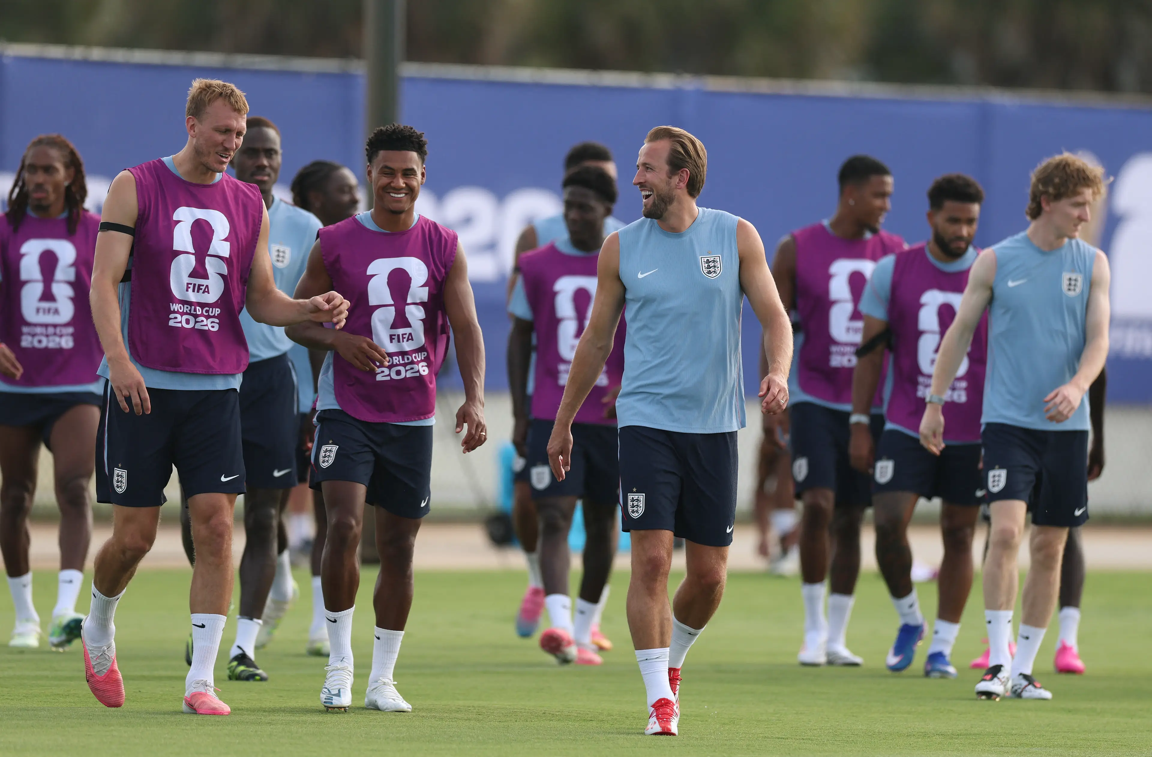 The Three Lions are playing against Norway in Miami on Saturday (PATRICIA DE MELO MOREIRA / AFP via Getty Images)
