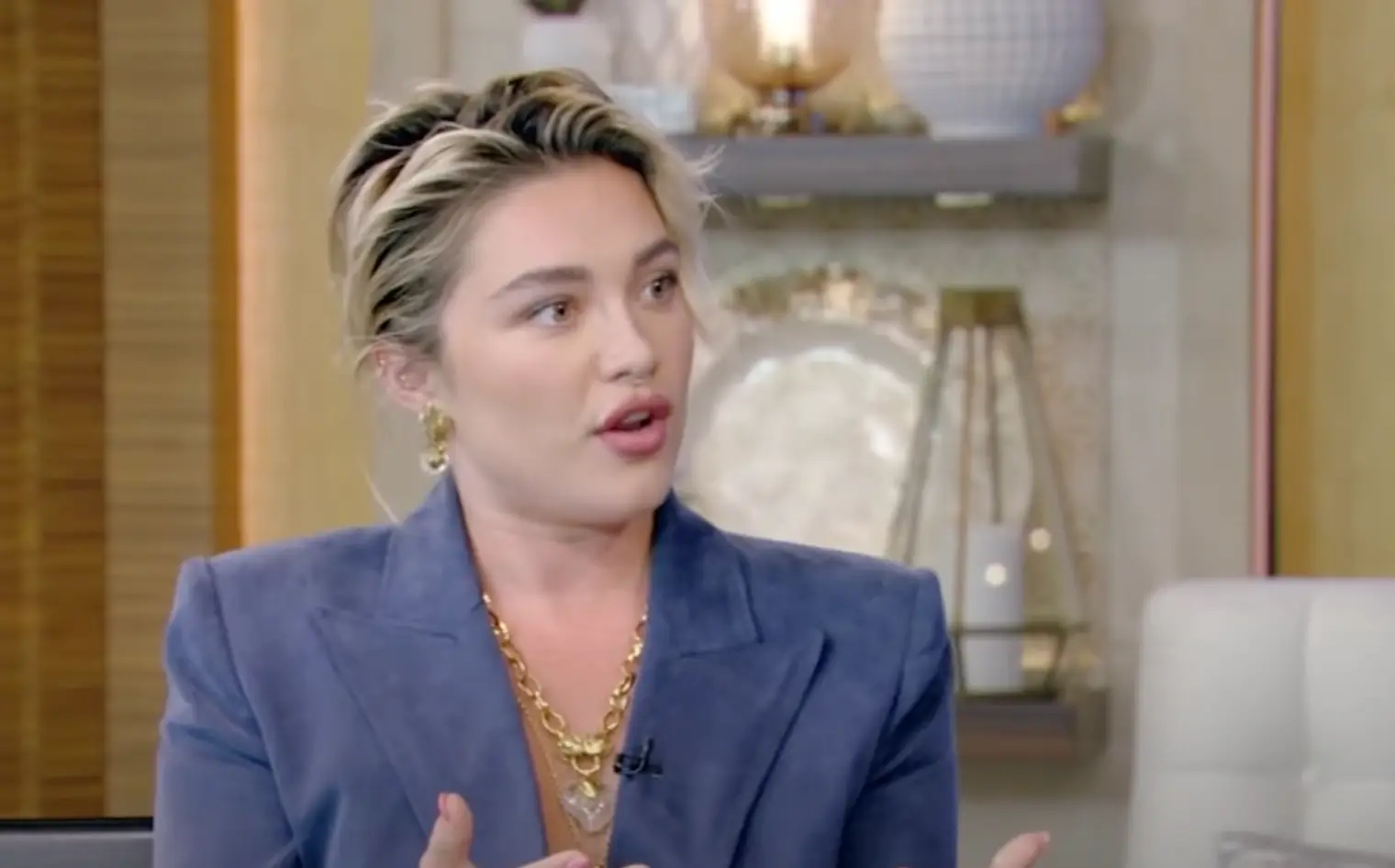 The actress spoke to the chemistry that they share during the film (YouTube/LiveKellyandMark)