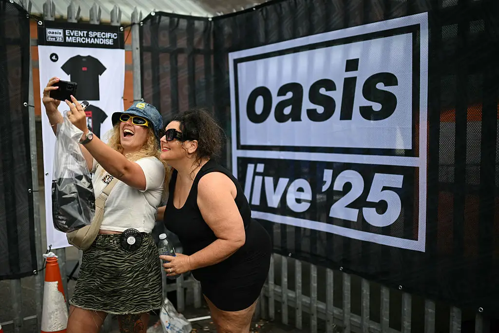 Oasis are set to play four nights at Knebworth (OLI SCARFF/AFP via Getty Images)