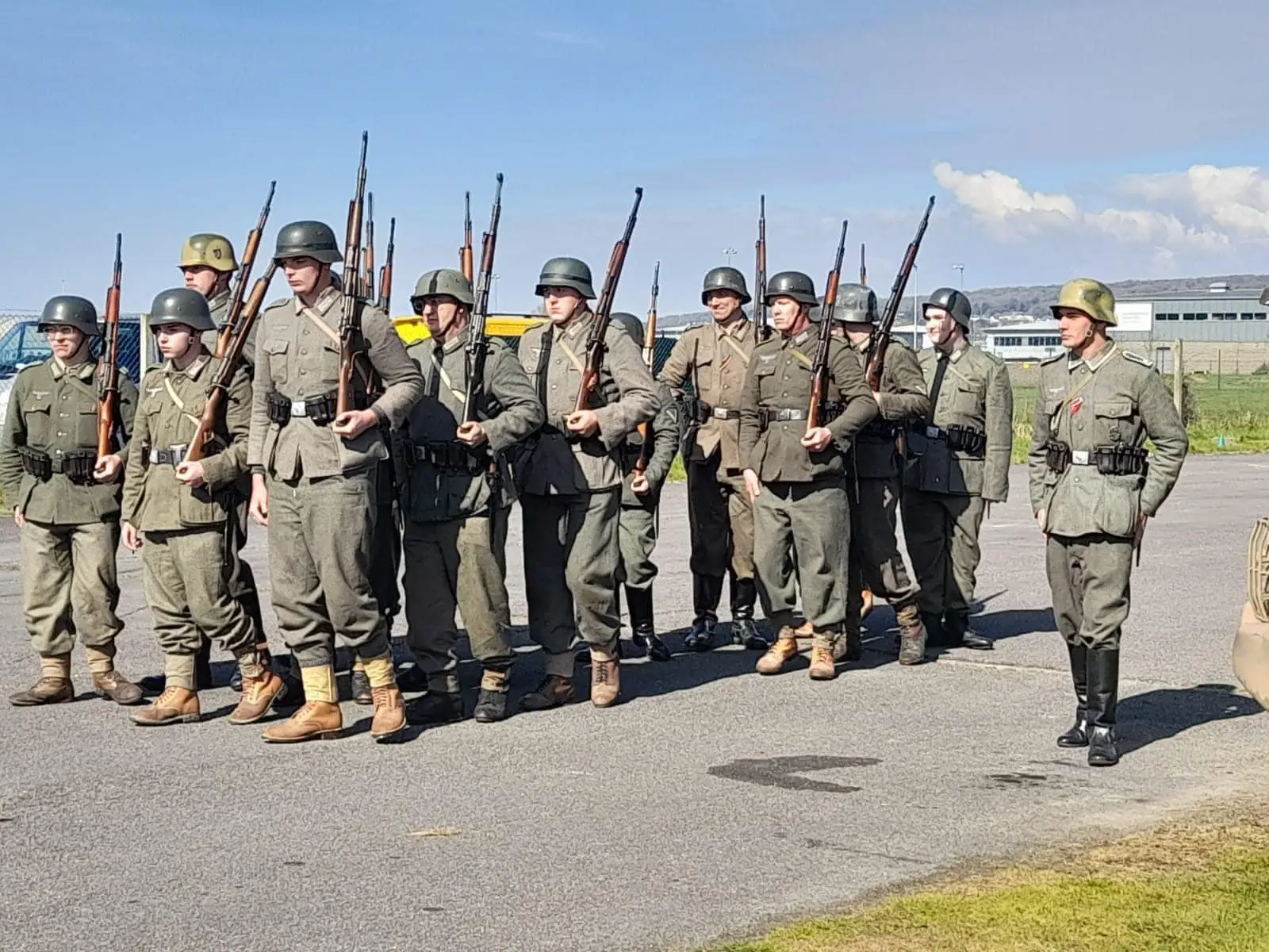 The group says it bans Nazi salutes and the flying of swastikas.