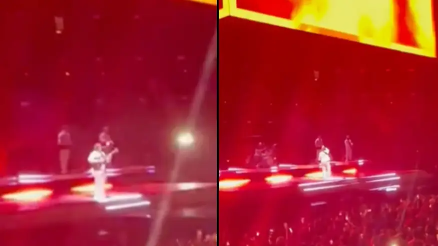 Lewis Capaldi awkwardly stops fight in crowd at concert in the most Lewis Capaldi way