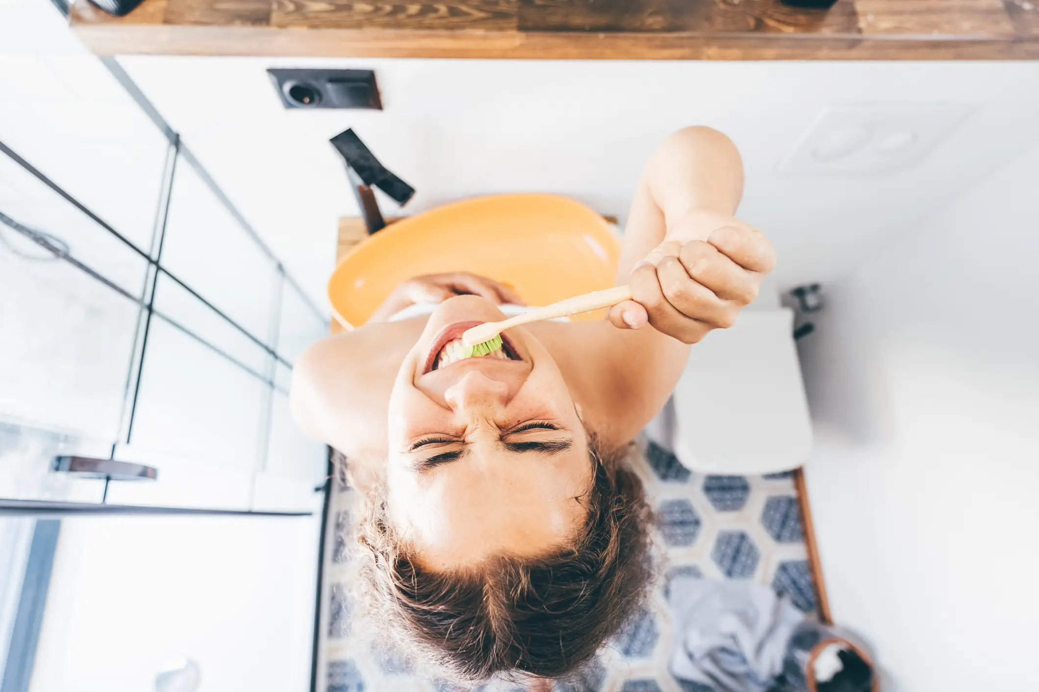 We've all probably gone a bit gung-ho while brushing our teeth (Getty Stock Images)