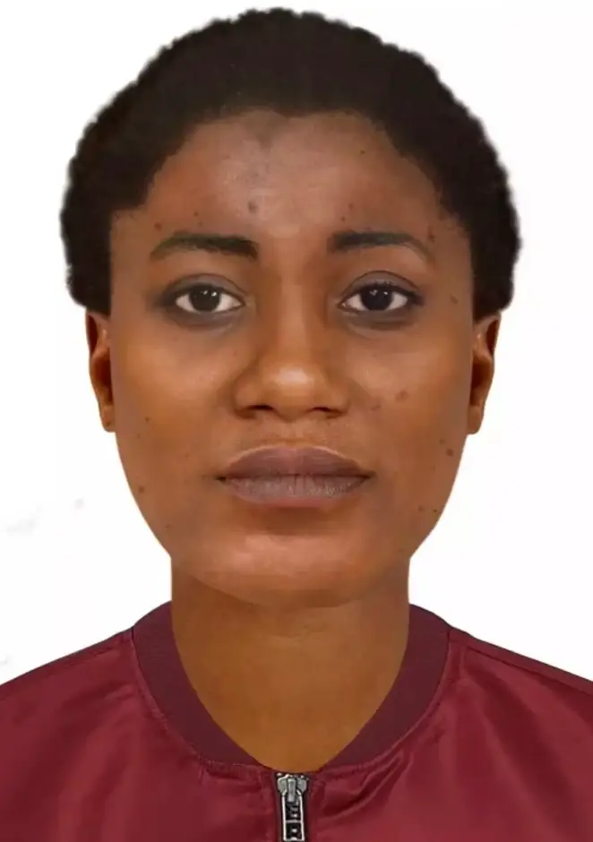 A mock up of the woman's face was produced in the hopes that someone might recognise her (Hew Morrison)