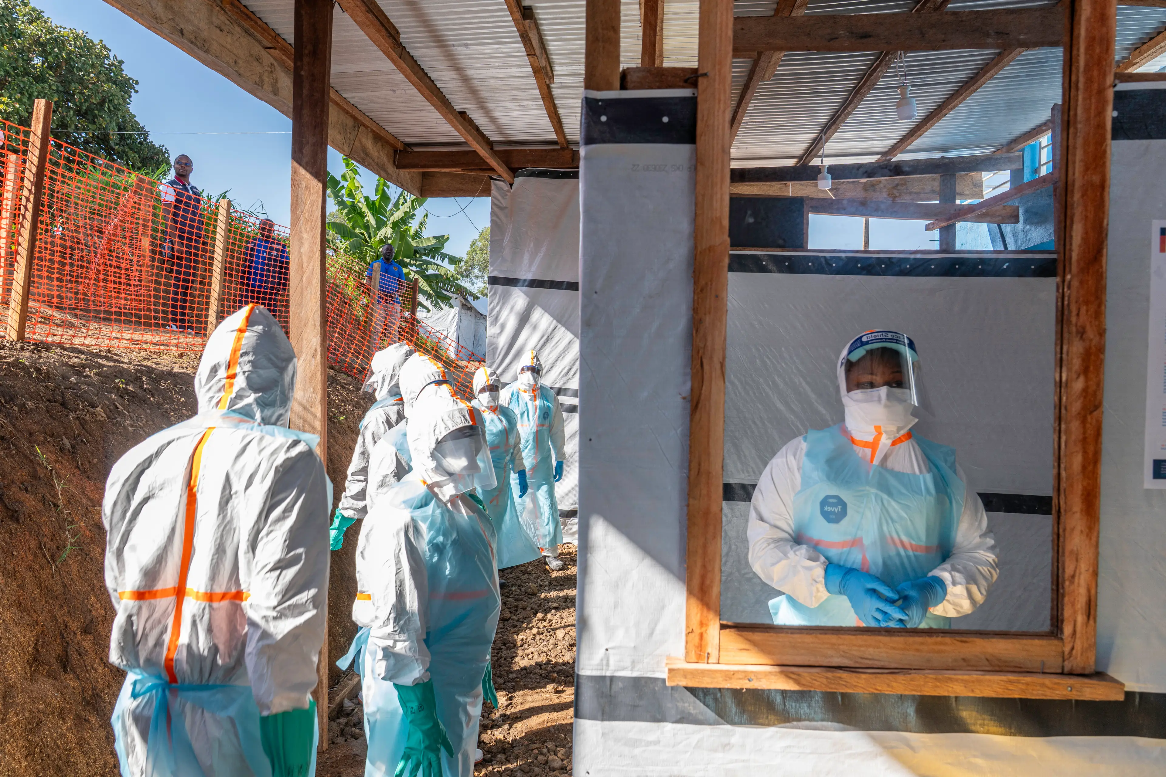 A treatment centre has been opened. (GLODY MURHABAZI / AFP via Getty Images)
