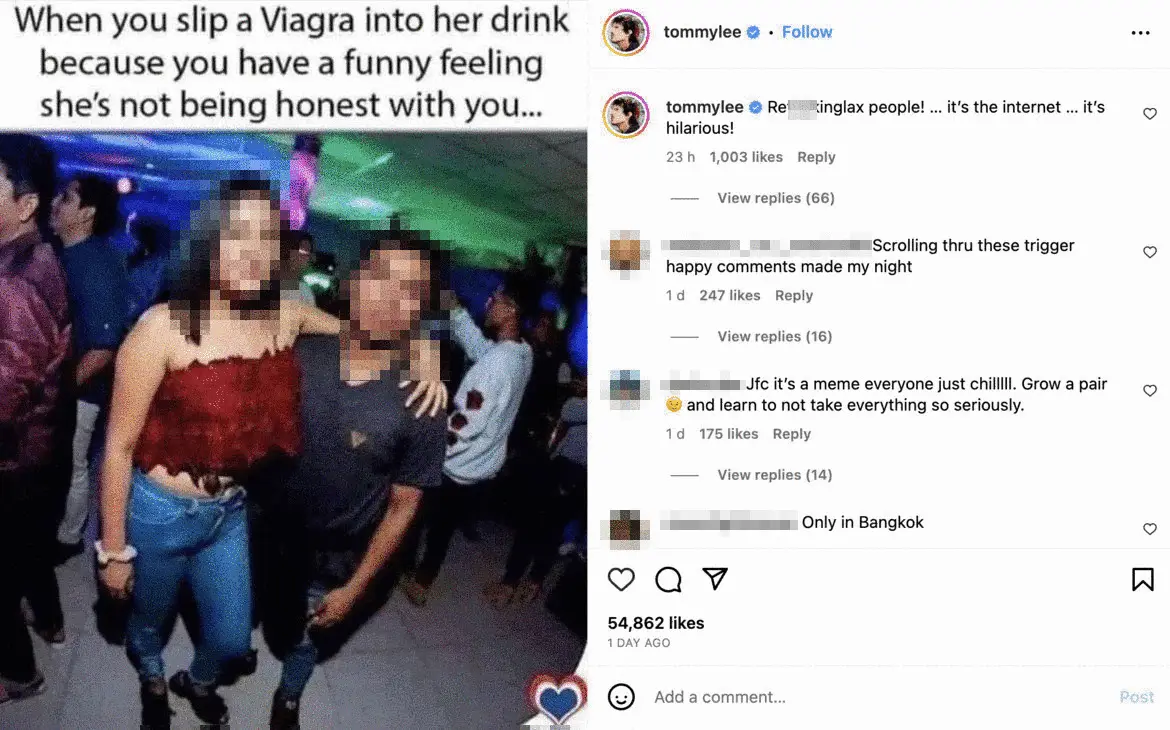 Some people felt the post was 'transphobic'.