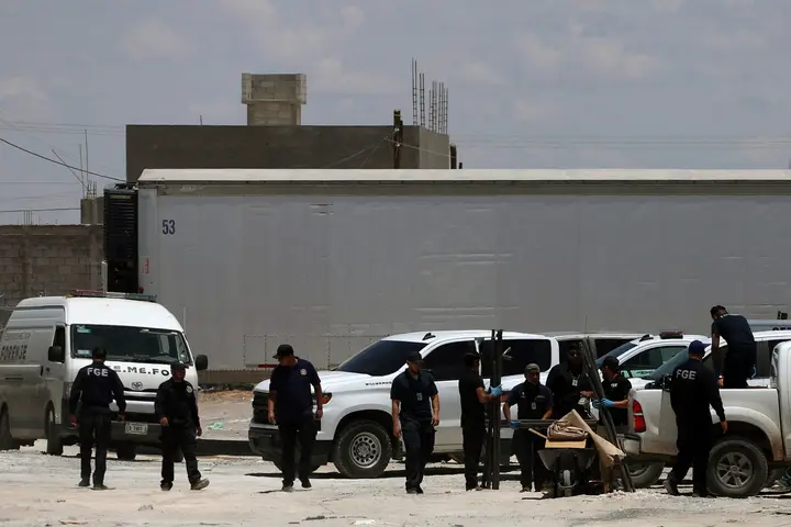 Close to 400 corpses were discovered in the city of Juarez (HERIKA MARTINEZ/AFP via Getty Images)