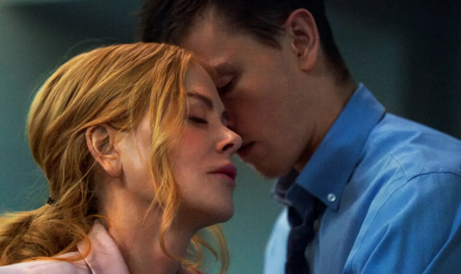 Nicole Kidman and Harris Dickinson play lovers in the new film (A24)