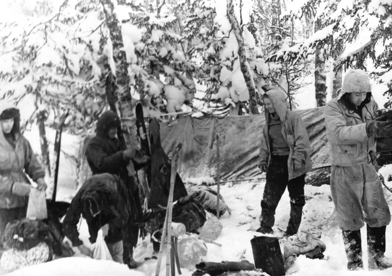Six of the hikers froze to death while the other three died of physical injures (Russian National Archives)