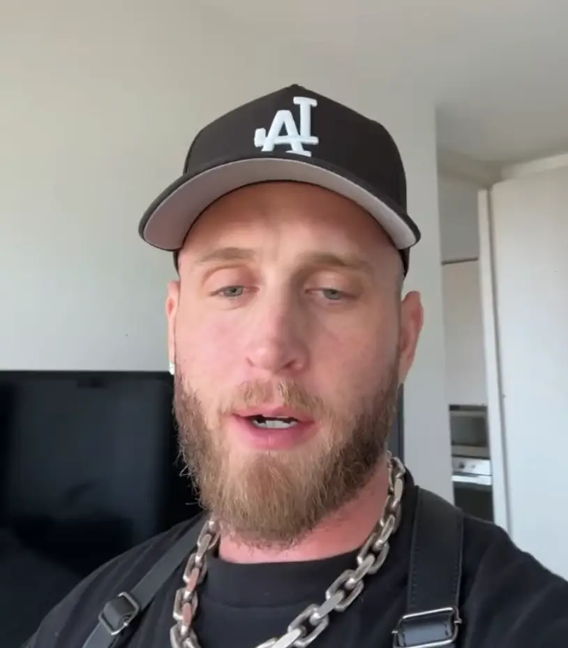 After leaving the US on his Greek passport, the American citizen needs a green card or his US passport to return (Instagram/Chet Hanks)