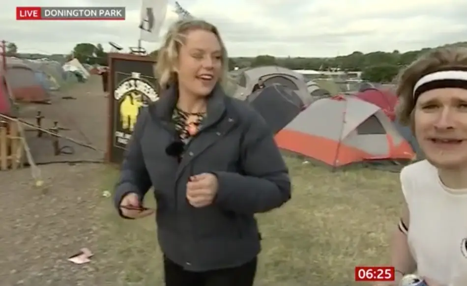 The lad wanted to say how much he loves his 'NHS prescription'.