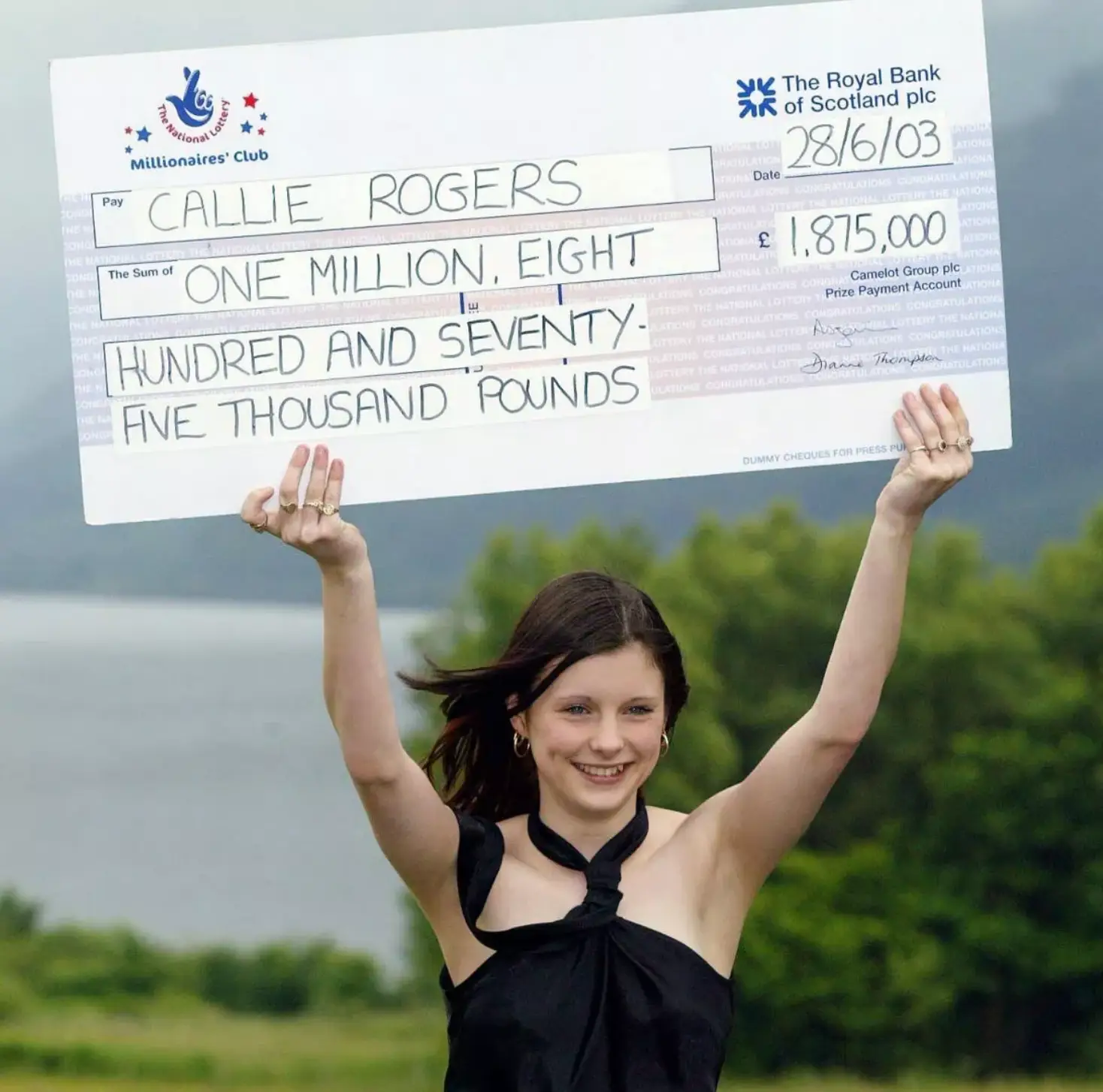 Callie Rodgers was 16 when she won the jackpot (PA)